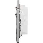 Schneider Electric 施耐德電氣 NUX25DACQUS_SS UNICA X 13A 250V~ 雙位雙極開關插座連USB A+C 21W (炫星銀)